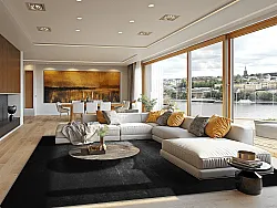 Tapete Wilton - Serifos (cinza escuro)