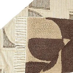 Tapetes felpudos - Siberia Natural Cotton Shaggy (bege/marrom)