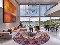 Tapete redondo - Siliana (rosa)