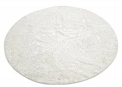 Tapete redondo - Sion Natural Cotton Shaggy (offwhite)