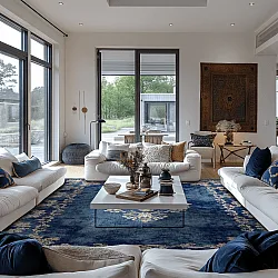 Tapete Wilton - Taknis (azul)