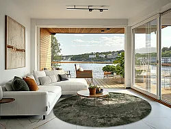 Tapete redondo - Taknis (verde)