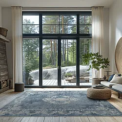 Tapete Wilton - Taknis (azul claro)