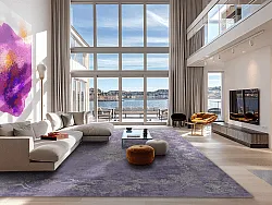 Tapete Wilton - Taknis (roxo claro)