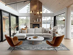 Tapete Wilton - Taknis (cinza escuro)