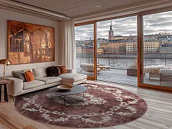 Tapete redondo - Taknis (vermelho)