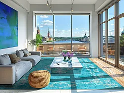 Tapete Wilton - Taknis (petrol)