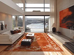 Tapete Wilton - Taknis (terracota)