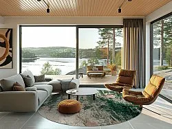 Tapete redondo - Tamalous (bege/verde)