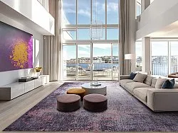 Tapete Wilton - Tarnos (roxo)