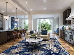 Tapete Wilton - Temima (azul)