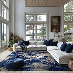 Tapete Wilton - Temima (azul)