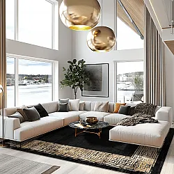 Tapete Wilton - Tilos (preto)