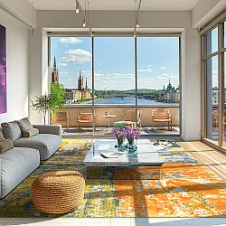 Tapete Wilton - Tizzano (laranja/multicolorido)