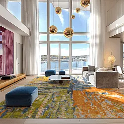 Tapete Wilton - Tizzano (laranja/multicolorido)