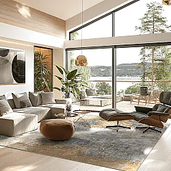 Tapete Wilton - Travale (cinza/multicolorido)