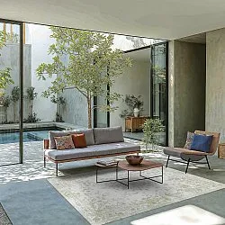 Tapete Wilton - Tulum (verde claro/branco)