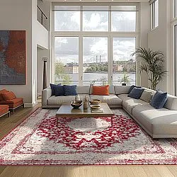 Tapete Wilton - Vakifli (vermelho/multicolorido)