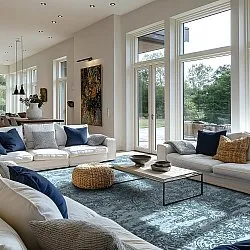 Tapete Wilton - Valenza (azul)