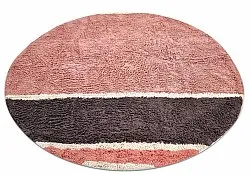 Tapete redondo - Vinci Natural Cotton Shaggy (rosa)