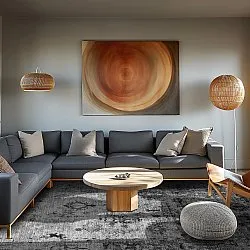 Tapete Wilton - Violetta (cinza)