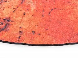 Tapete redondo - Wells (laranja)