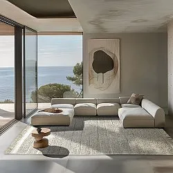 Tapetes felpudos - Willow Natural Cotton Shaggy (greige)