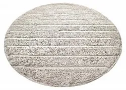 Tapete redondo - Willow Natural Cotton Shaggy (greige)