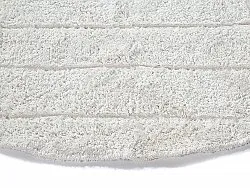 Tapete redondo - Willow Natural Cotton Shaggy (offwhite)