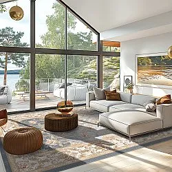 Tapete Wilton - Zafer (cinza/bege)