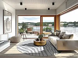 Tapete redondo - Zebra