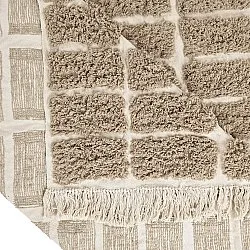 Tapetes felpudos - Zola Natural Cotton Shaggy (bege)