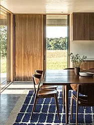 Tapetes felpudos - Zola Natural Cotton Shaggy (azul)