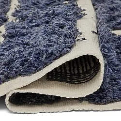 Tapetes felpudos - Zola Natural Cotton Shaggy (azul)