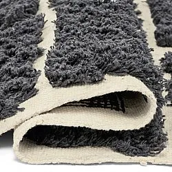 Tapetes felpudos - Zola Natural Cotton Shaggy (cinza escuro)