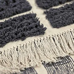 Tapetes felpudos - Zola Natural Cotton Shaggy (cinza escuro)