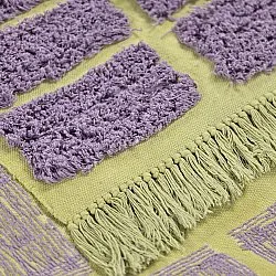 Tapetes felpudos - Zola Natural Cotton Shaggy (roxo)