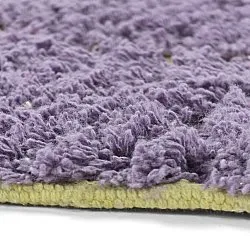 Tapete redondo - Zola Natural Cotton Shaggy (roxo)