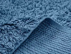 Tapetes felpudos - Alba Natural Cotton Shaggy (azul)