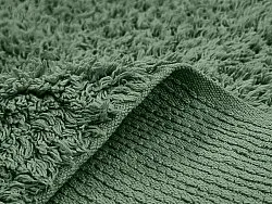 Tapetes felpudos - Alba Natural Cotton Shaggy (verde)