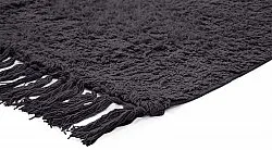 Tapetes felpudos - Alba Natural Cotton Shaggy (preto)