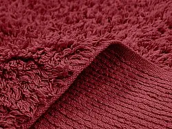 Tapetes felpudos - Alba Natural Cotton Shaggy (bordô)