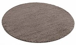 Tapete redondo - Avafors Wool Bubble (marrom)