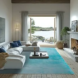 Tapete Wilton - Artena (azul claro)