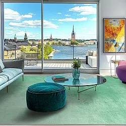 Tapete Wilton - Artena (verde claro)