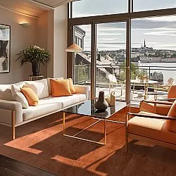 Tapete Wilton - Artena (terracota)