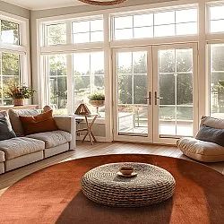 Tapete redondo - Artena (terracota)