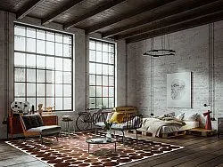 Tapete Wilton - Marineo (marrom)