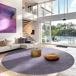 Tapete redondo - Lynton (roxo claro)