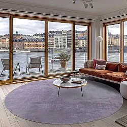 Tapete redondo - Lynton (roxo claro)